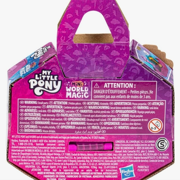 My Little Pony MINI PRINCESS PIPP PETALS Crystal Keychain Magic Portable Playset - Picture 7 of 11